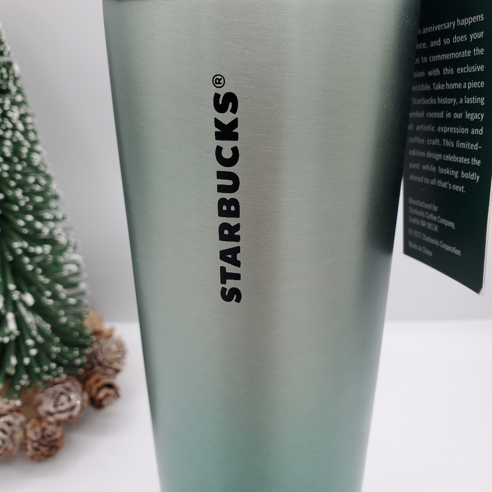 Starbucks Limited Edition 50th Anniversary 1971 Stainless Steel Tumbler Cup NWT - Picture 2 of 8